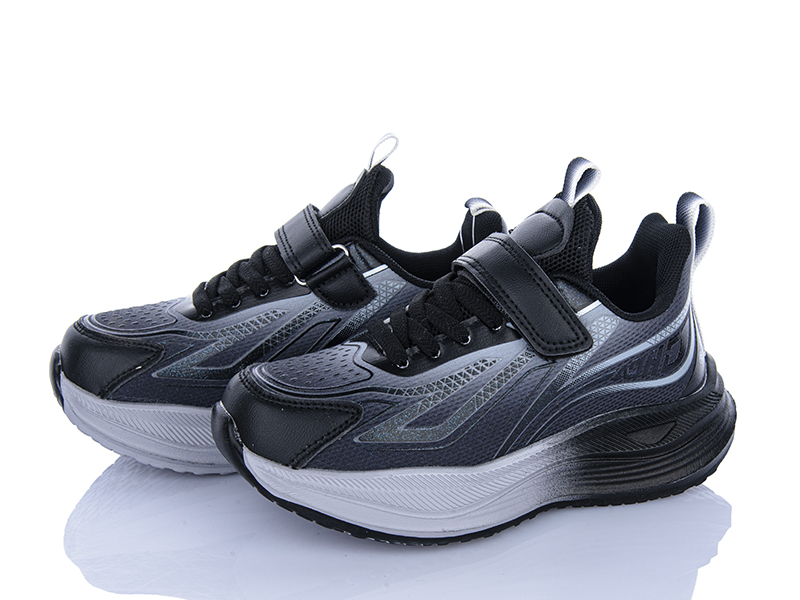 Кроссовки Clibee (32-37) L1191 black-beige (деми)