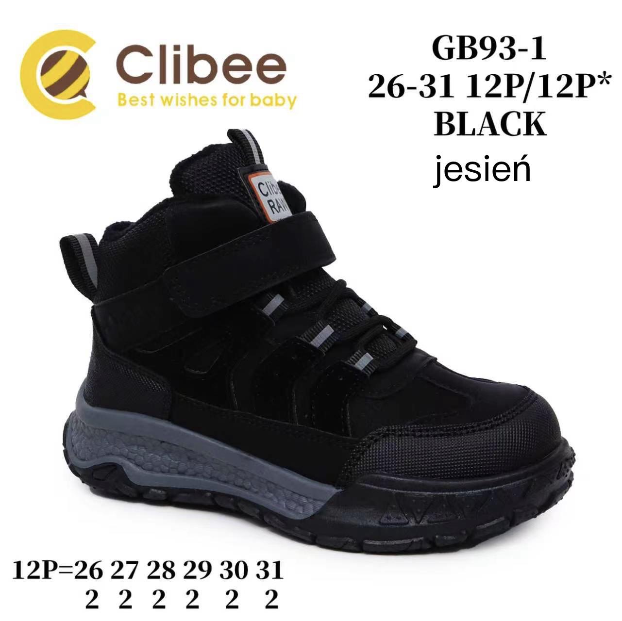 Ботинки DvaClibee (26-31) LD-GB93-1 Black (деми)