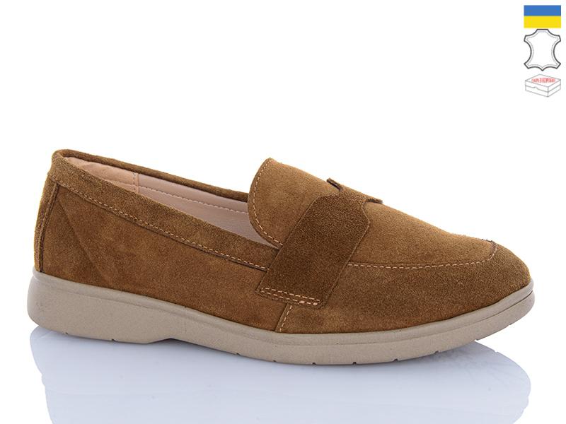 Туфли Sali (37-41) A2-2 camel з беж-п. (деми)