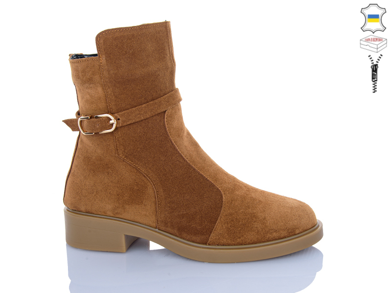 Ботинки Sali (37-41) 82-2 camel беж-п.зима (зима)