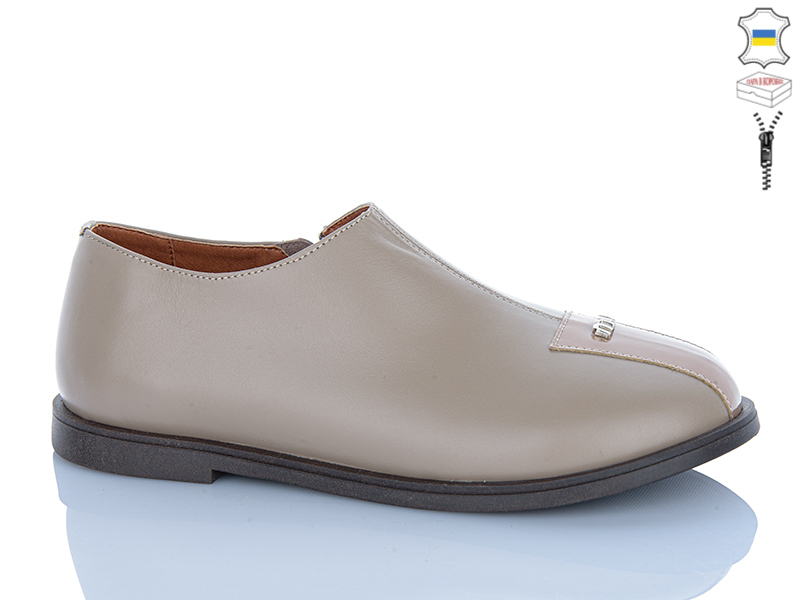 Туфли Sali (37-41) 272 капучино шк. (деми)