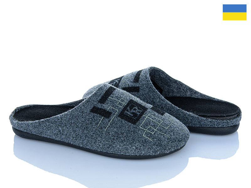 Тапочки Inblu (41-45) 583-3 чол.сірий (деми)