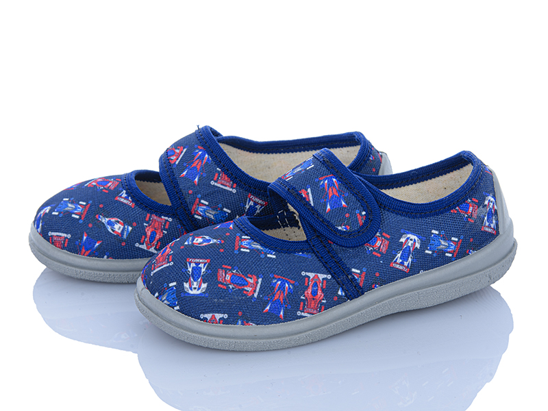 Тапочки Inblu (22-26) Floare синій (деми)