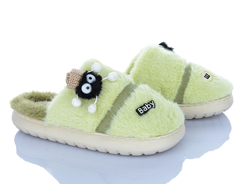 Тапочки Inblu (36-41) T25 олива (зима)
