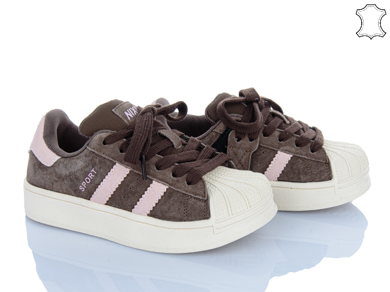 Кроссовки Clibee (31-37) A6582 brown (деми)