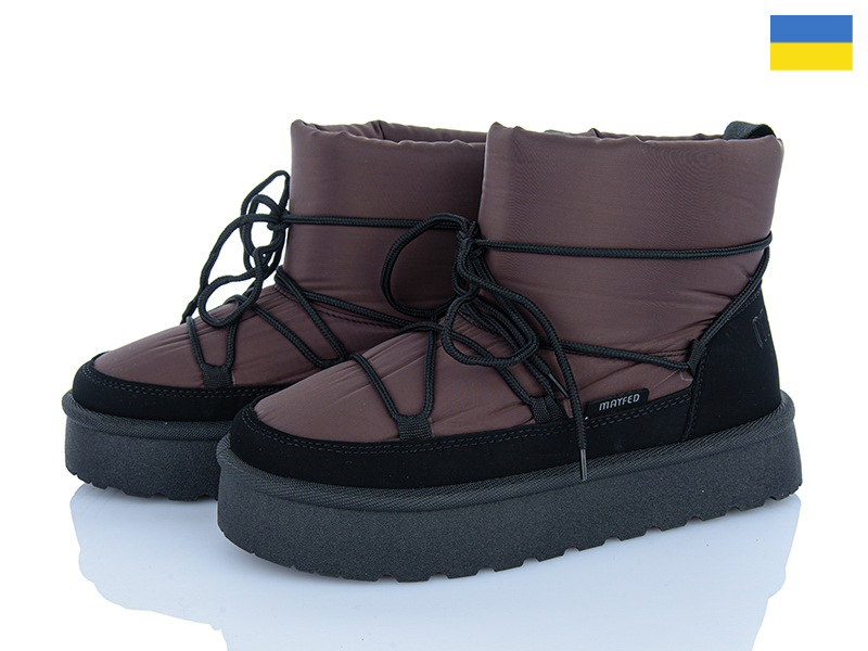 Угги Roks (37-41) 5505 коричневий (зима)