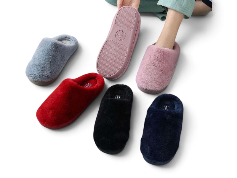 Тапочки Rai shoes (36-41) MD6098 mix (зима)