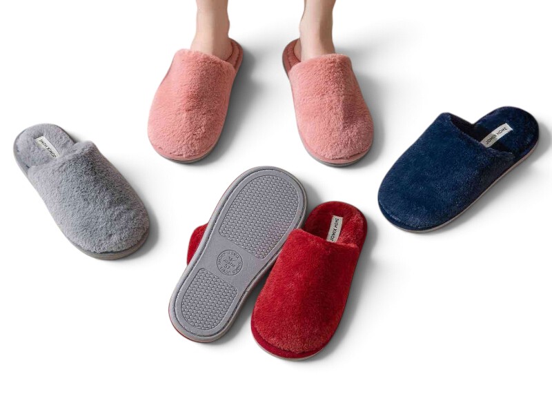 Тапочки Rai shoes (36-41) MD8551 mix (зима)