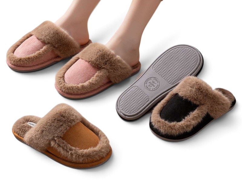 Тапочки Rai shoes (36-40) MD8831 mix (зима)