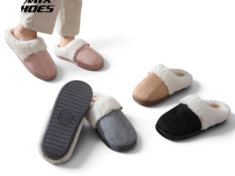 Тапочки Rai shoes (36-40) MD9603 mix (зима)