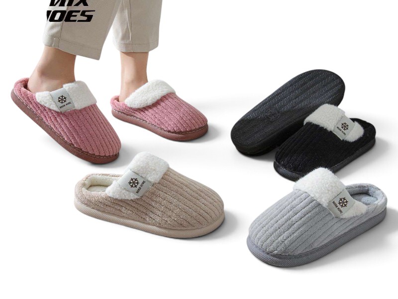 Тапочки Rai shoes (36-40) MD9621 mix (зима)