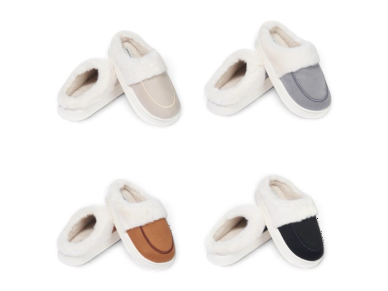 Тапочки Rai shoes (36-41) MD9623 mix (зима)
