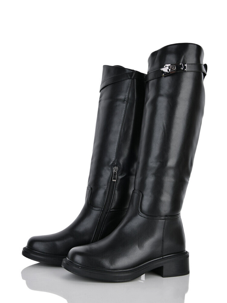 Сапоги Бабочка (36-41) 708-200 black (зима)