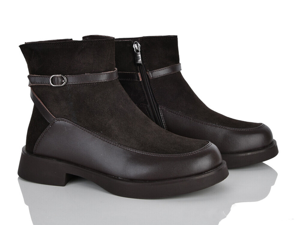 Ботинки Бабочка (36-40) 712-268 brown (зима)