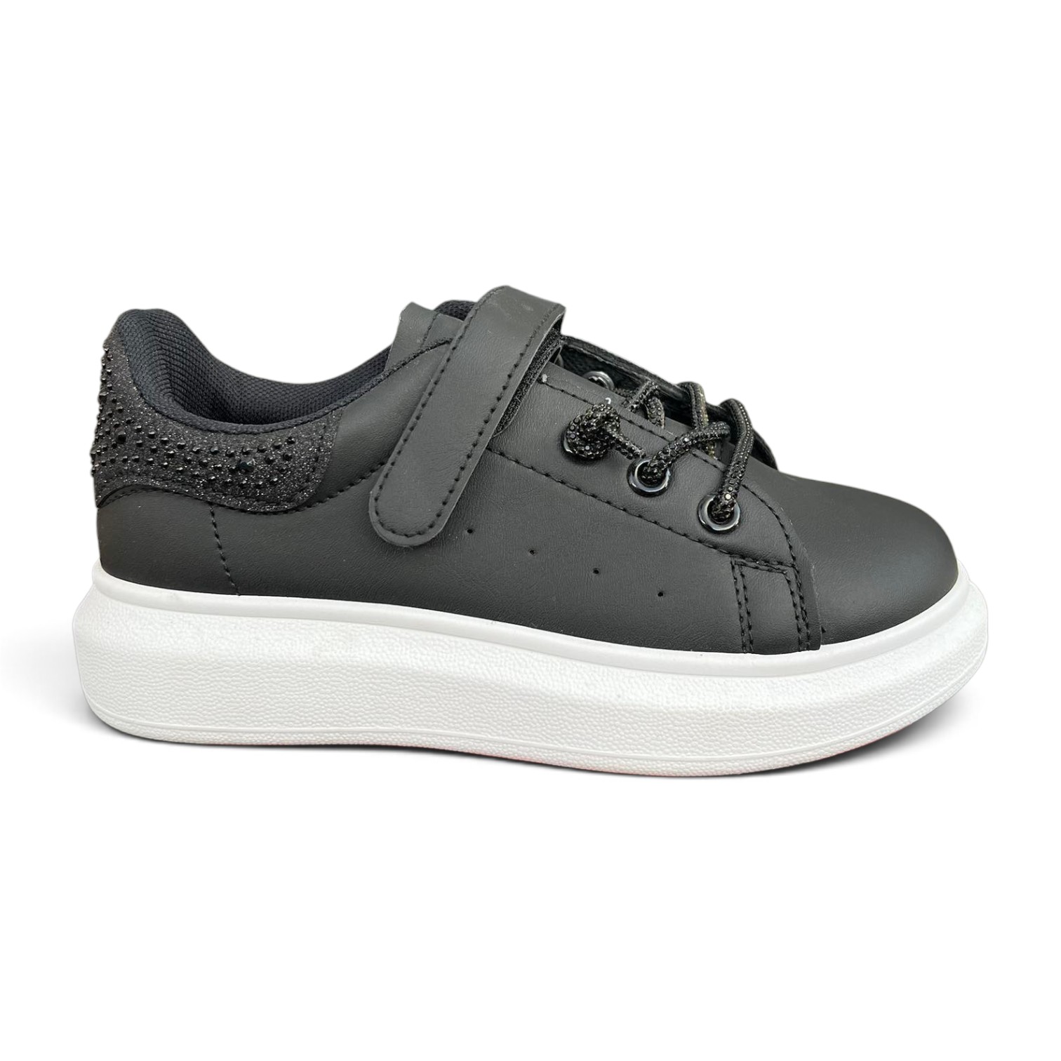 Кроссовки DvaClibee (30-35) H115 black (деми)