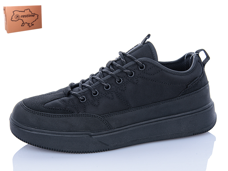 Кроссовки Restime (41-45) AMO26822 black (деми)