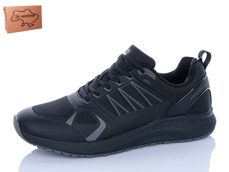 Кроссовки Restime (46-48) RGO25706 black батал (деми)