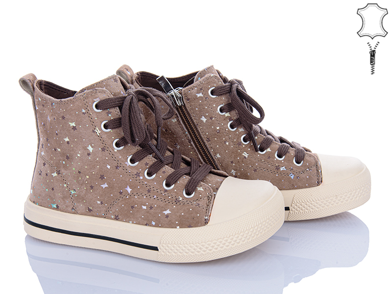 Ботинки Clibee (31-37) A2128 brown (деми)