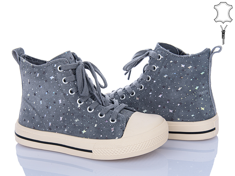 Ботинки Clibee (31-37) A2128 grey (деми)