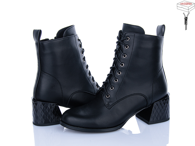 Ботинки Zahar (36-40) 422 black (деми)