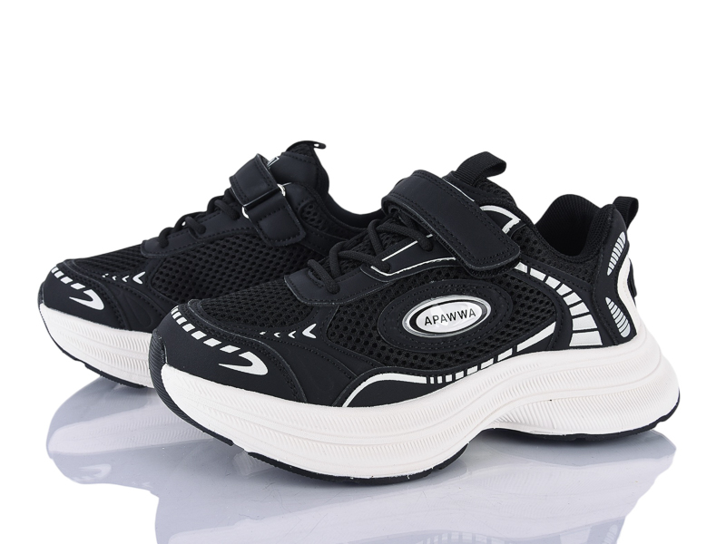 Кроссовки Clibee kids (30-37) ABC2183R black (деми)