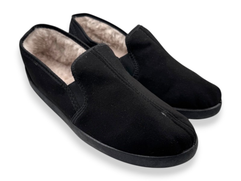 Тапочки Rai shoes (41-46) 305 чорний (зима)