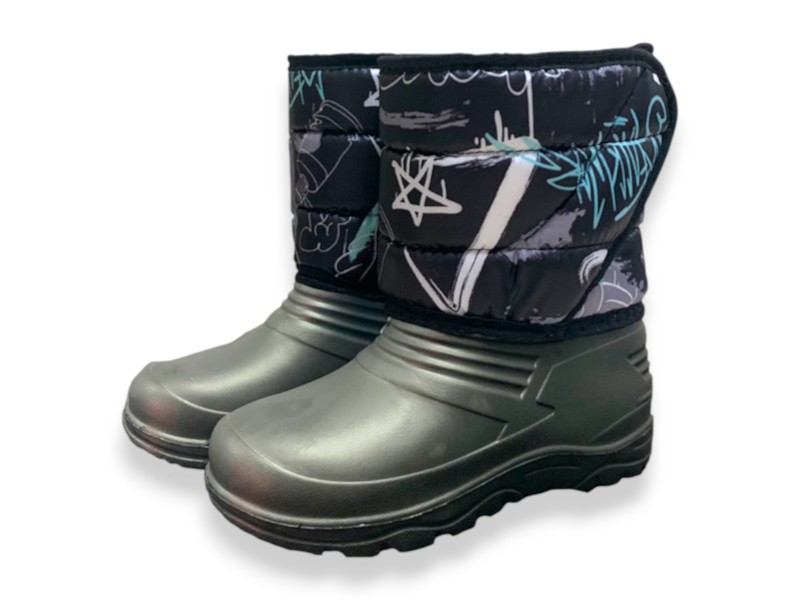 Сапоги Rai shoes (28-37) DC8-9 чорний (зима)