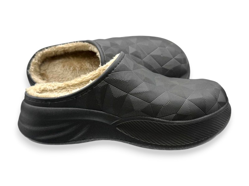 Сабо Rai shoes (37-41) E28 чорний (зима)