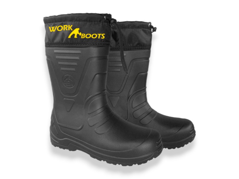 Сапоги Rai shoes (41-46) Рибак чорний (зима)