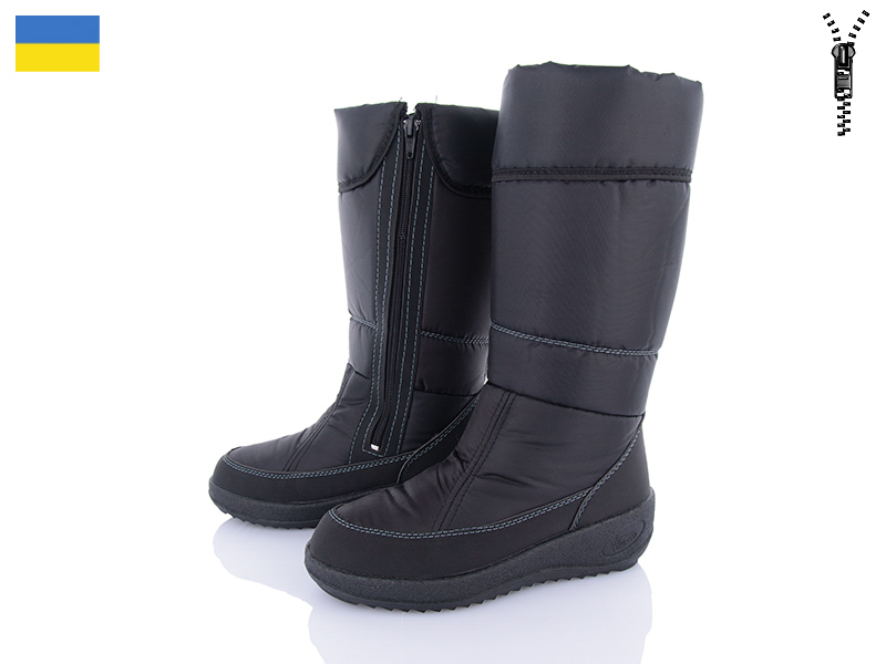 Сапоги Favorit (37-42) 501 чорний (зима)