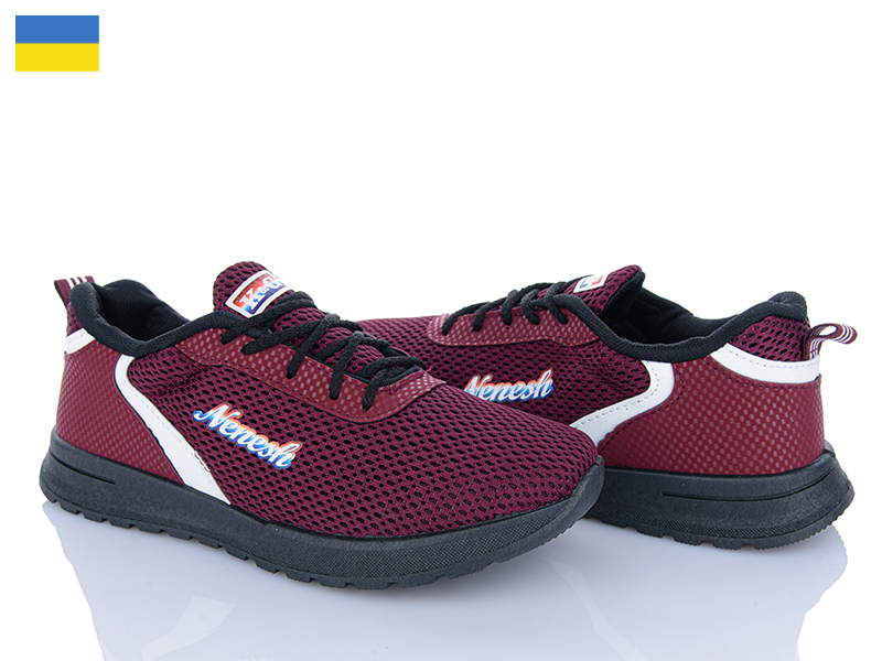 Кроссовки Favorit (37-41) ЖК105 бордовий (деми)