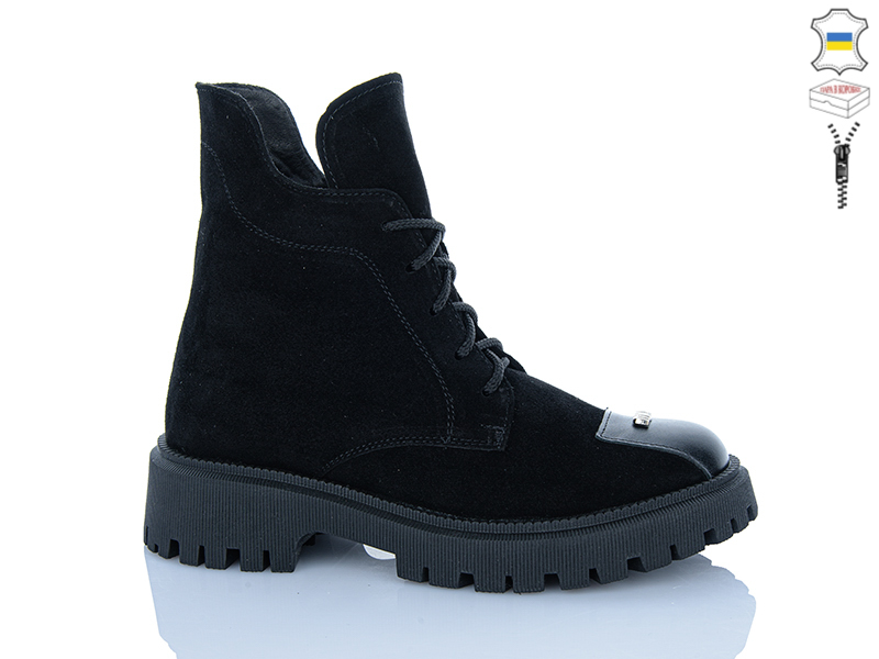Ботинки Sali (37-41) 506 чорний з.демі (деми)