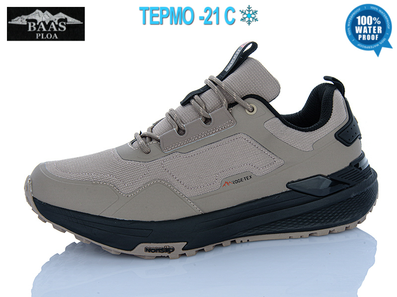 Кроссовки Baas (41-46) M7707-25 термо (зима)