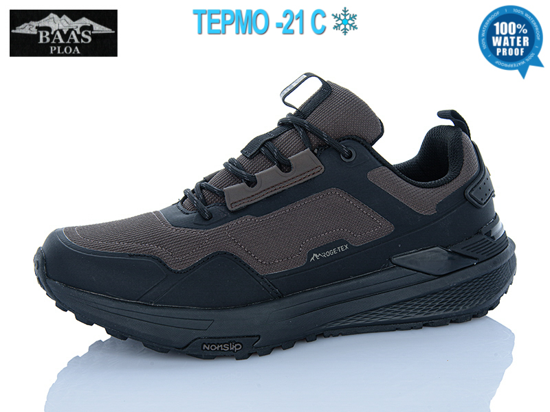 Кроссовки Baas (41-46) M7707-6 термо (зима)