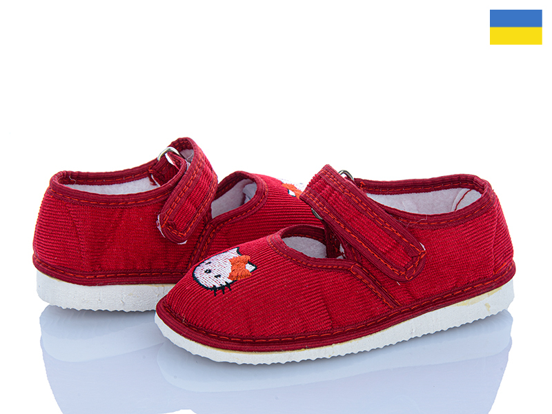 Тапочки RGP (13-28) Капці Kitty червоний (деми)