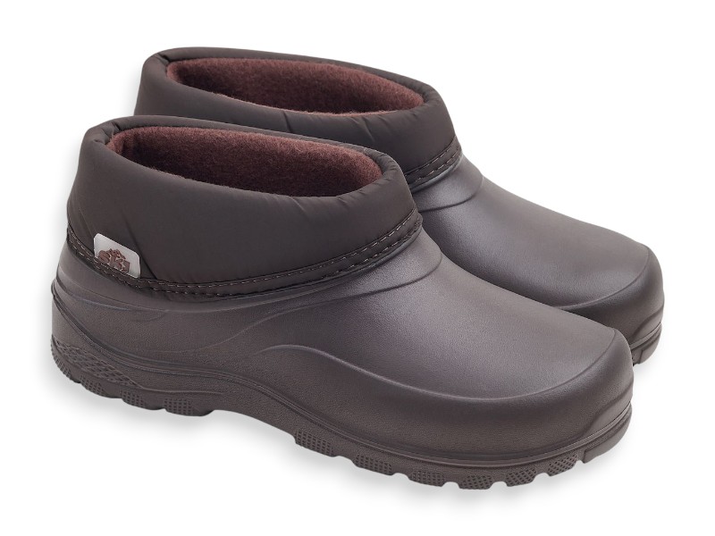 Галоши Rai shoes (30-36) 084Ch шоколад (деми)