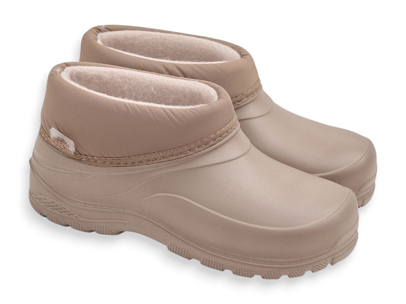 Галоши Rai shoes (30-36) 084DBg т.бежевий (деми)