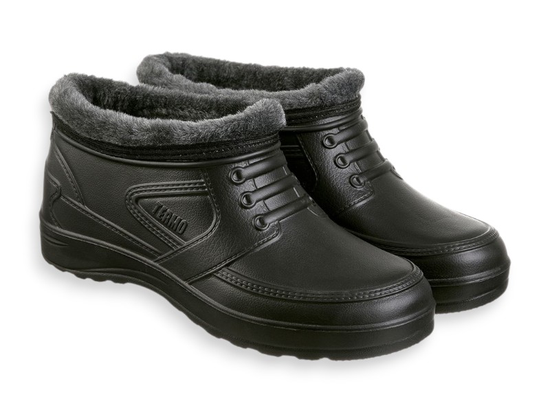 Галоши Rai shoes (42-45) B113A чорний (зима)