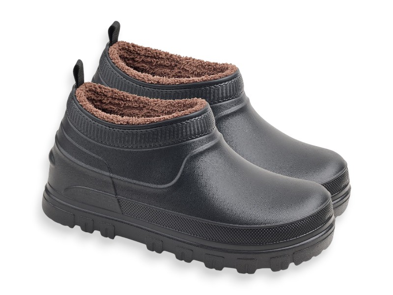 Галоши Rai shoes (42-45) B118A чорний (зима)