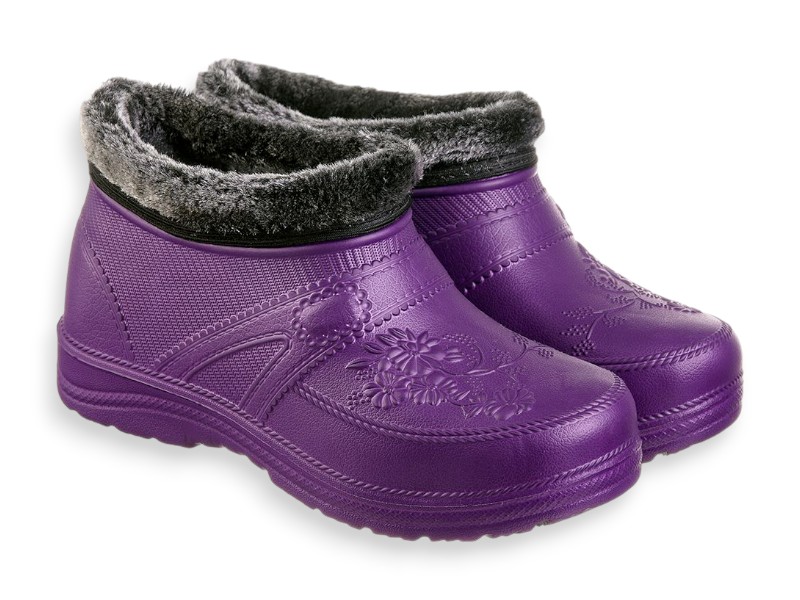 Галоши Rai shoes (38-42) B38F фіолетовий (зима)