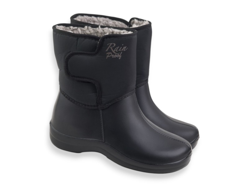 Сапоги Rai shoes (37-41) D339A чорний (зима)