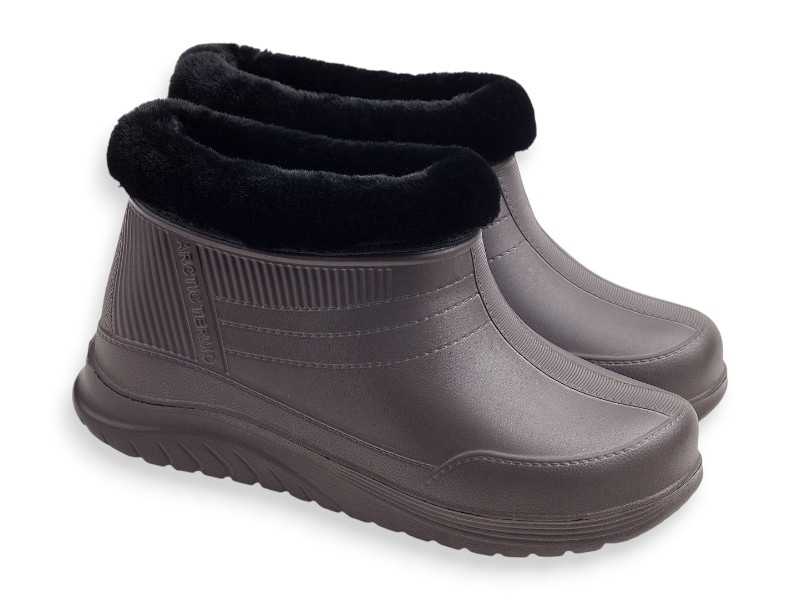 Галоши Rai shoes (37-41) D39-1Ch шоколад (зима)