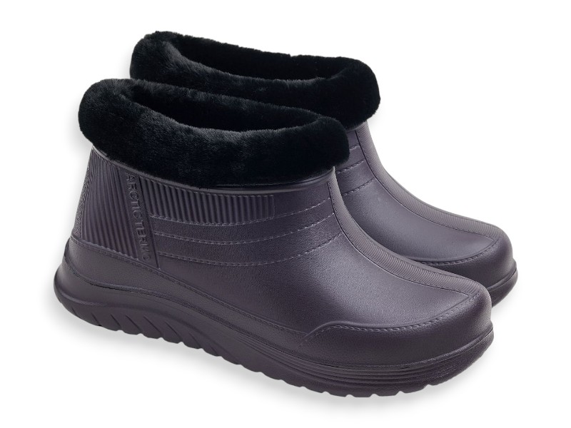 Галоши Rai shoes (37-41) D39-1F фіолетовий (зима)
