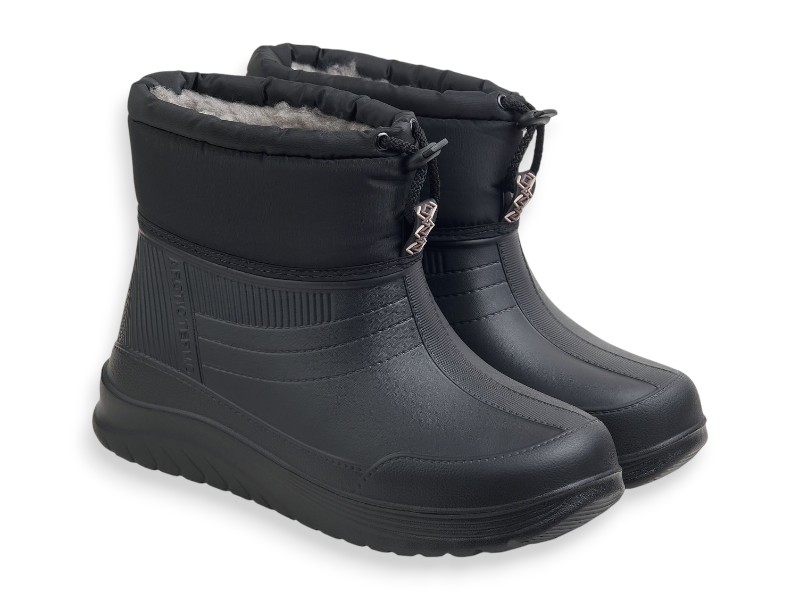 Сапоги Rai shoes (37-41) D390A чорний (зима)