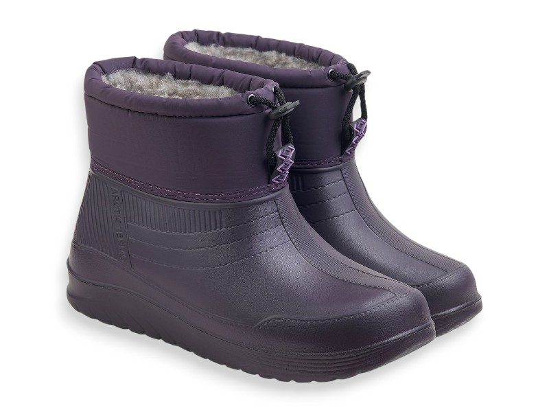 Сапоги Rai shoes (37-41) D390DF т.фіолетовий (зима)