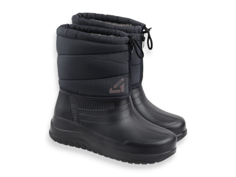 Сапоги Rai shoes (37-41) D391-1A чорний (зима)