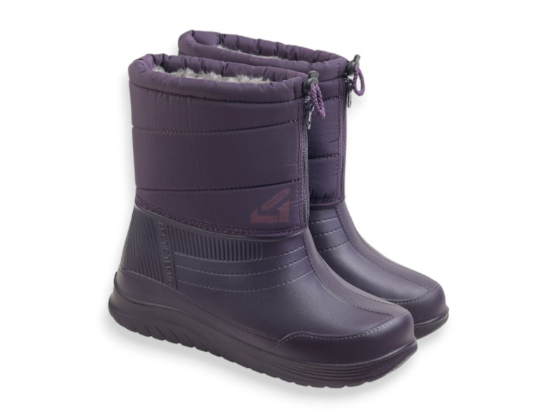 Сапоги Rai shoes (37-41) D391-1DF т.фіолетовий (зима)