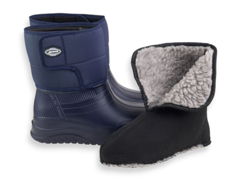Сапоги Rai shoes (37-41) D393N т.синій (зима)