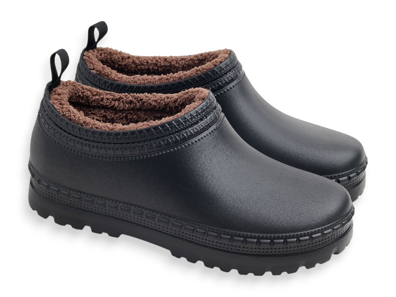 Галоши Rai shoes (37-41) D42A чорний (зима)