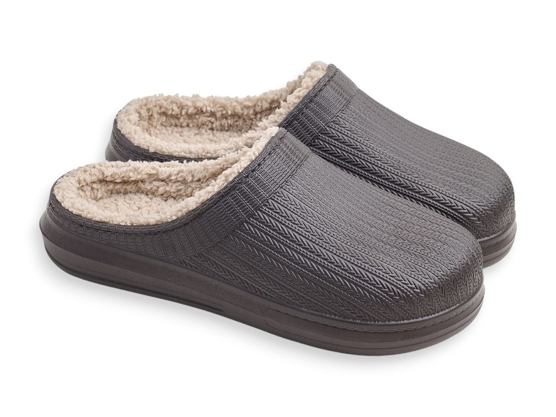 Сабо Rai shoes (36-41) DH650-1Ch шоколад (зима)